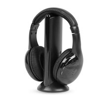 Wireless Headphones by Pocciol,5in1 Wireless Headphone Casque Audio Sans Fil Ecouteur Hi-Fi Radio FM TV MP3 MP4 (Black)