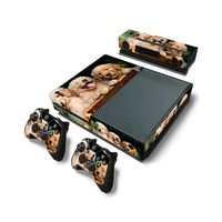 Vinyl Skin Sticker for Xbox One Console and 2 Controllers Full Cover Wrap Decal-Puppy