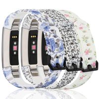 honecumi Floral Pattern Bands Compatible with Alta/Alat hr Wrist Watch Band Replacement Accessory-Exchange Watch Band for Men Women Colorful Pattern Small Large Bands with Buckle Clasp