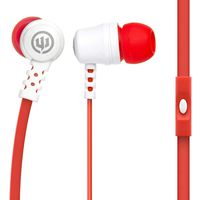 Wicked Audio Drive 1000cc Earbuds Enhanced Bass, Red