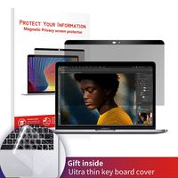 MOBDIK MacBook Pro 13 Magnetic Privacy Screen Protector for 13 inch 2016/2019 and MacBook Air 13 inch 2018 Anti Glare Easy on/Off with Webcam Cover (Model : A1706; A1708; A1989; A1932)