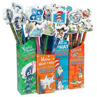 Dr Seuss Pencils with Giant Eraser Toppers, 36 Pieces (66865)