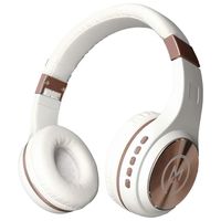 Morpheus 360 Bluetooth Headphones Wireless Headphones Over Ear Wireless Headphones Soft Comfortable Ear Cups Wireless Headphones with Mic Wireless and Wired Mode Foldable Rose Gold