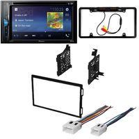 CACHÉ KIT437 Bundle W/Car Stereo with Bluetooth, Backup Camera for 2004 - 2007 Nissan Titan Double DIN Multimedia DVD Touchscreen Receiver W/Complete Installation Kit (5 Item)