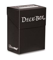Ultra Pro 80 Card Deck Box - Black