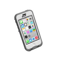 LifeProof NÜÜD Series Case for iPhone 5c (Only) - Retail Packaging - White/Clear