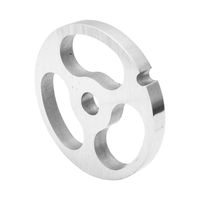 #12 Stainless Steel Meat Grinder Plate Discs Blades for Kitchenaid Mixer FGA Food Chopper and Hobart, LEM, Cabelas, Weston, MTN Meat Grinders