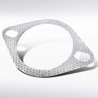 Autozensation 3" 2-Bolt Header Manifold Down Pipe Catback Turbo Exhaust Gasket Flange 1PC