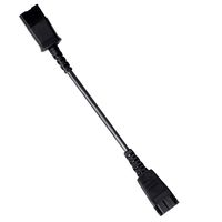 Quick Disconnect Jumper - Compatible Plantronics Quick Disconnect to GN QD Quick Disconnect - Jumper to Convert Your Headset QD to Work with Their Cords