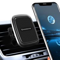 ACCGUYS Magnetic Car Phone Mount, Cell Phone Holder for Car, Air Vent with 4 Strong Magnets Compatible with iPhone X//XR/Xs/Xs Max, iPhone8/8 Plus/7/7Plus/6/6 Plus, Samsung Galaxy S10/10+/9/9+/8/8+,