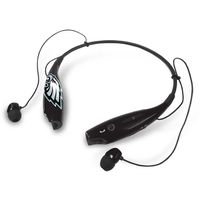 NFL SUCKERZ Wireless Bluetooth Neckband Earphones Stereo Earbuds with Microphone, Philadelphia Eagles