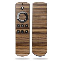 MightySkins Skin Compatible with Amazon Fire TV Remote - Dark Zebra Wood | Protective, Durable, and Unique Vinyl Decal wrap Cover | Easy to Apply, Remove, and Change Styles | Made in The USA