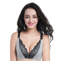 Women's Lace Lace Nursing Ultra-Soft Sleep Full-Freedom Front Closure Bra for Maternity and Breastfeeding (34B, Black)