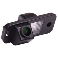 HD 1280x720p Reversing Camera Integrated in Number Plate Light License Rear View Backup Camera Waterproof Night Vision for Hyundai Santa Fe IX25 2014 2015 Azera Carens Creta