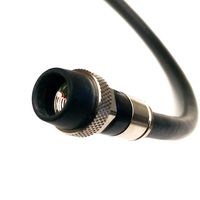 60ft Direct Burial Underground RG6 COAXIAL Cable 18AWG 75Ohm Gel Braided Anti Moisture & Condensation Weather Boot Nickel Plated Connector UL ETL Cut to Order Assembled in USA