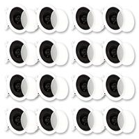 Theater Solutions CS4C in Ceiling Speakers Surround Sound Home Theater 8 Pair Pack 8CS4C