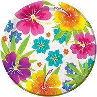 Tropical Luau Hawaiian Summer Party Plates for 25!