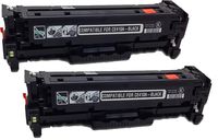 Speedy Toner HP 305A Remanufactured HP CE410 Black Laser Cartridges Replacement Use for HP Laserjet Pro 400 Color Series, Set of 2
