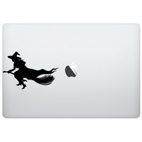 Laptop MacBook Decal - Witch - Matte Black Skins Stickers