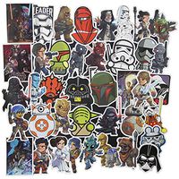 100 Pcs Star Wars Sticker Pack,Cool Stickers Notebook Guitar Skateboard Travel Water Bottle Stickers Waterproof
