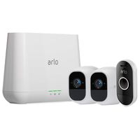 Arlo Pro 2 - Wireless Home Security Camera System with Siren | Rechargeable, Night vision, Indoor/Outdoor, 1080p, 2-Way Audio, Wall Mount | Cloud Storage | 2 camera kit (VMS4230P) w/ Doorbell