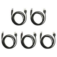 5 Pack Fenzer 15ft USB Printer Cable for HP LaserJet CP3525 CP3525dn CP3525n CP3525x M1120 M1120n M1319f M1522n M1522nf M2727nf M3027 M3027x MFP P1002 P1003 P1004 P1005 P1006 P1009 P1505 P1505n P2014