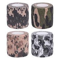 LiangGui 4 Pack Multifunction Self-Adhesive Protective Camouflage Tape Wrap for Gun Rifle Shotgun Camping Hunting