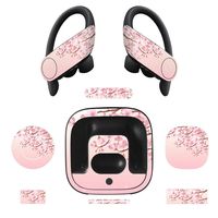 MasiBloom Wireless Earphone Decal Sticker for Powerbeats Pro 2019 Released Ultra Thin Precise Cutting Vinyl Protective Skin (for Newest Powerbeats Pro 2019, Cherry Blossoms/Branch)