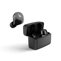 Edifier TWS5 True Wireless Earbuds - Up to 32 Hour Battery Life with Mic and Charging Case, Bluetooth v5.0 aptX, IPX5 Splash & Sweatproof, Easy Pairing - Black