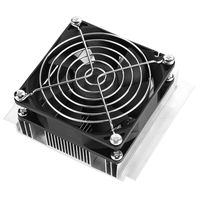 12V DIY Semiconductor Refrigeration Cooler Thermoelectric Peltier Cold Plate with Fan Cooling Device Conditioner Module