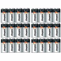 Energizer Max Alkaline 9 Volt, 24 Pack