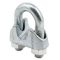 Prime-Line Products GD 12254 Garage Door Cable Clamps, 1/2 Galvanized,(Pack of 2)