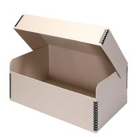Lineco Tan Hinged Lid Photo Box 5.5" x 7.75" x 12". Archival Acid Free. Holds up to 1,100 of 4x6 or 5x7 Pictures, Print, Art. Protect Longevity, Photos or Documents, Craft, Prints, Cards.