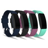 Compatible with Fitbit Inspire HR Bands for Women Men Large Small, Adjustable Replacement Wristbands for Fitbit Inspire and Inspire HR and Ace 2, Navy, Black, Wine, Teal, Large
