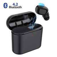Bluetooth Earbud,ownta Wireless Headphones with Light Charging Case Headset Single Earbud Compatible Smartphone/iPhone 6 7 8 Plus X/iPad Samsung Android 21