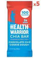 Health Warrior Chia Bars, Chocolate Chip Cookie Dough, 5 Count