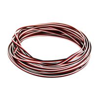 OliYin 50 feet 26AWG Servo Cable 3p Line for Futaba JR RC Servo Hobby Model Aircraft Model Wiring 30 corex0.08mm