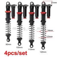 90/100/110/120mm Piggyback Shock Absorber for 1/10 RC Car TRX-4 Wraith SCX10 D90 (100mm)