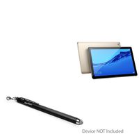 Huawei MediaPad M5 Lite Stylus Pen, BoxWave [EverTouch Capacitive Stylus] Fiber Tip Capacitive Stylus Pen for Huawei MediaPad M5 Lite - Jet Black