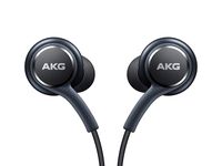OEM Stereo Headphones with in-line Remote & Microphone for Samsung Galaxy S8, S8 Plus S9, S9 Plus Note 8 Note 9 [Grey] Bulk Packaging