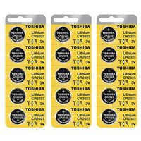 Toshiba CR2025 Battery 3V Lithium Coin Cell (15 Batteries)