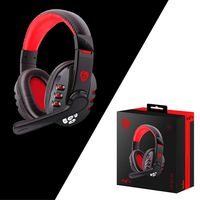 ILXHD Bluetooth Headphones Over Ear Comfortable Earpads Wireless Gaming Headset Headphones with Microphone for PS4/PC/Phone for PUBG (Black)