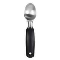OXO 1191000 Good Grips Solid Stainless Steel Ice Cream Scoop, 8-Inch, Black