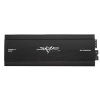 Skar Audio RP-2000.1D Monoblock Class D MOSFET Amplifier with Remote Subwoofer Level Control, 2000W