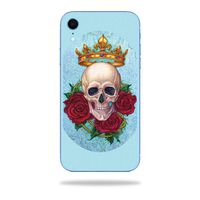 MightySkins Skin Compatible with Apple iPhone XR - Fancy Skull | Protective, Durable, and Unique Vinyl Decal wrap Cover | Easy to Apply, Remove, and Change Styles | Made in The USA
