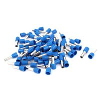 uxcell 10 AWG Cable Blue Sleeve Pre-Insulated Ferrules Wire Terminals with 110 Piece