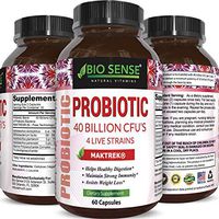 Bio Sense Probiotics for Women and Men Beneficial Bacteria Supplement for Digestive Support and Immune System Booster with 40 Billion Organisms that Promotes Weight Loss A Natural Supplement