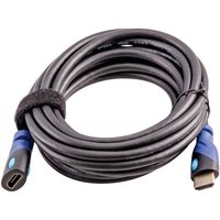 Top Dog Cables - TD-06EBLBK15- Premium 15 ft High Speed HDMI Extension Cable MF Gold 3D HD BluRay XBOX 360 PS3