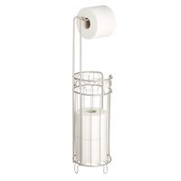 iDesign Twigz Toilet Paper Stand, Toilet Paper Roll Bathroom Storage - Satin