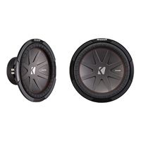 Kicker 12-Inch 2000 Watt CompR Subwoofer, Pair